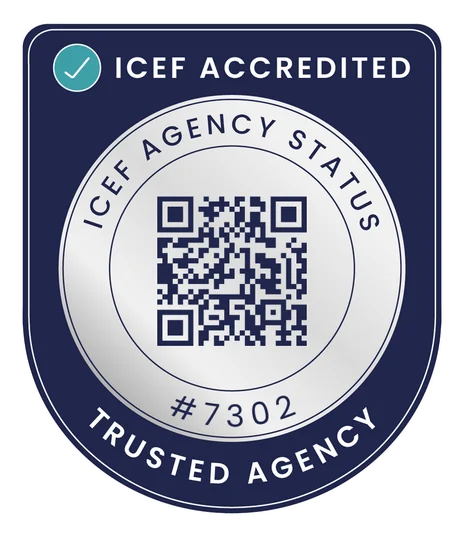 ICEF Accredited Trusted Agency #7302