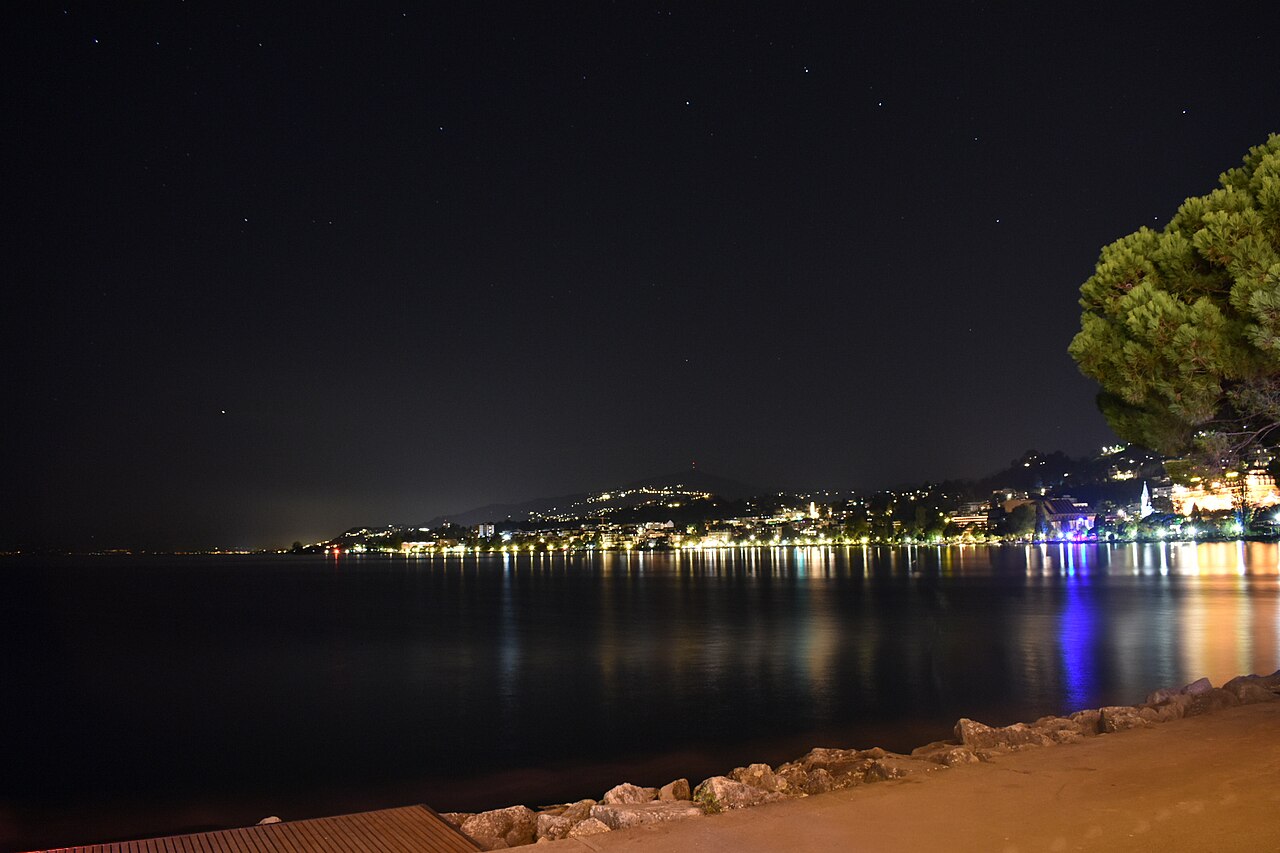 Montreux, Switzerland. City view.